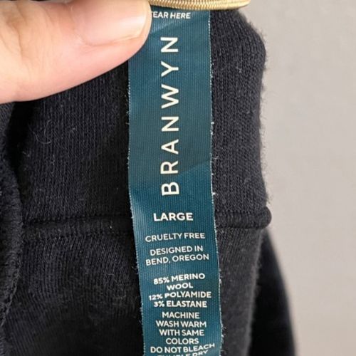 Branwyn Women's Merino Wool Joggers In Black Size Large — image 4 of 4